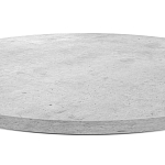 Стол обеденный с круглой светло-серой столешницей Harris Collection варинант исполнения - 3 | Loft Concept в Москве