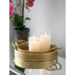 Поднос железный Gold Mesh варинант исполнения - 7 | Loft Concept в Москве