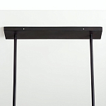 Люстра линейная прямоугольная с подвесками из натурального перламутра Nacre варинант исполнения - 4 | Loft Concept в Москве