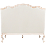 Диван двухместный из массива бука бежевый Solid Luxury варинант исполнения - 2 | Loft Concept в Москве