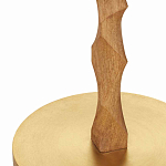 Торшер с цилиндрическим тканевым абажуром на каркасе волнистой формы Rotation варинант исполнения - 2 | Loft Concept в Москве