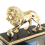 Настольный письменный набор из лазурита с декором в виде льва Golden Lion варинант исполнения - 4 | Loft Concept в Москве