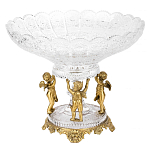 Чаша на бронзовых ножках с тремя ангелами Eden Garden варинант исполнения - 1 | Loft Concept в Москве