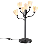 Настольная лампа с ветвями и белыми фарфоровыми цветами Floralis варинант исполнения - 3 | Loft Concept в Москве