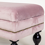 Мягкая банкетка с зоной для хранения Casket Dusty Rose варинант исполнения - 4 | Loft Concept в Москве