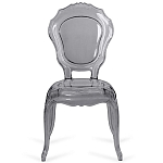 Прозрачный стул серый LOUIS GHOST CHAIR Grey варинант исполнения - 2 | Loft Concept в Москве