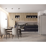 Прямая кухня с фасадом под дерево Maurice Kitchen Set варинант исполнения - 3 | Loft Concept в Москве