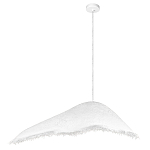 Подвесной светильник с асимметричным волнообразным абажуром и фактурной бахромой по краю Tactile Line варинант исполнения - 12 | Loft Concept в Москве