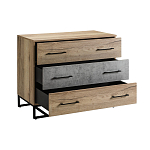 Комод с 3-мя ящиками в стиле лофт Urban Style Space варинант исполнения - 3 | Loft Concept в Москве