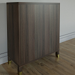 Комод Elsa Dreams Walnut Двухстворчатый  варинант исполнения - 7 | Loft Concept в Москве