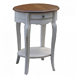 Тумба прикроватная овальная с ящиком Interiors Romance варинант исполнения - 1 | Loft Concept в Москве