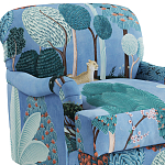 Дизайнерское классической формы на колесиках Trumann Armchair варинант исполнения - 3 | Loft Concept в Москве