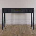 Элегантная Консоль Primo с выдвижным ящиком Черный дуб варинант исполнения - 1 | Loft Concept в Москве
