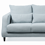 Диван Seldon с мягкими подушками голубое букле варинант исполнения - 4 | Loft Concept в Москве