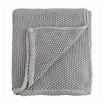 Плед из хлопка серого цвета Waffle Comfort варинант исполнения - 1 | Loft Concept в Москве