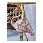 Настольная лампа с абажуром Розовый Фламинго Porcelain Flamingo Lamp варинант исполнения - 3 | Loft Concept в Москве