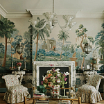 Обои ручная роспись River Scenes of Bengal Kolkata варинант исполнения - 4 | Loft Concept в Москве