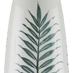 Настольная лампа овальная с тропическим принтом Stylized Aalm Leaves Motif варинант исполнения - 1 | Loft Concept в Москве