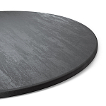 Стол обеденный с круглой столешницей черного цвета Harris Collection варинант исполнения - 3 | Loft Concept в Москве