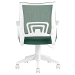 Офисное кресло с основанием из белого пластика Desk chairs Green варинант исполнения - 4 | Loft Concept в Москве