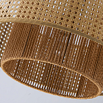 Подвесной светильник с абажуром из плтеного бамбука Light Inside the Cell варинант исполнения - 9 | Loft Concept в Москве