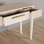 Элегантная Консоль Primo с выдвижным ящиком Светлый дуб варинант исполнения - 4 | Loft Concept в Москве