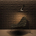 Гипсовая 3D Панель M-26 варинант исполнения - 2 | Loft Concept в Москве