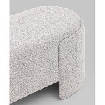 Банкетка Taks букле светло-серый варинант исполнения - 3 | Loft Concept в Москве