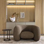 Дизайнерское полукруглое мягкое кресло CINNAMON Armchair варинант исполнения - 3 | Loft Concept в Москве