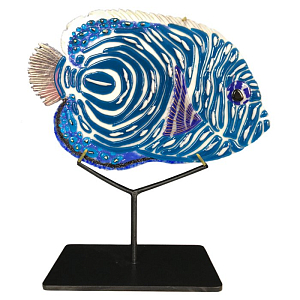 Статуэтка на подставке Blue Fish