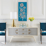 Панно Голубое дерево с глазами бисер TREE OF EYES BEADED ART варинант исполнения - 2 | Loft Concept в Москве