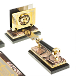 Настольный письменный набор из яшмы Manager Organizer варинант исполнения - 6 | Loft Concept в Москве