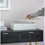 Шкатулка из белого мрамора Save Time варинант исполнения - 4 | Loft Concept в Москве