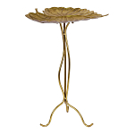 Столик приставной с столешницей Тропический лист Tropical Forest gold варинант исполнения - 1 | Loft Concept в Москве