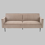 Диван современный вельветовый прямой Worcester Бежевый  варинант исполнения - 2 | Loft Concept в Москве