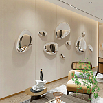 Абстрактная скульптура на стену в виде капли воды Water Outline варинант исполнения - 3 | Loft Concept в Москве