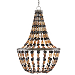 Люстра каплевидной формы с подвесками в виде декоративных бусин Flat Beads варинант исполнения - 2 | Loft Concept в Москве