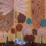 Мебельная ткань Oasis Terracotta Велюр  варинант исполнения - 1 | Loft Concept в Москве