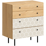 Комод с принтом на ящиках Elise Chest of Drawers варинант исполнения - 9 | Loft Concept в Москве