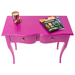 Консоль с выдвижными ящиками Colorfy Pink варинант исполнения - 3 | Loft Concept в Москве