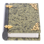 Шкатулка в виде книги из натурального камня змеевик Stone Casket варинант исполнения - 1 | Loft Concept в Москве