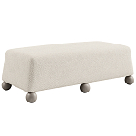 Дизайнерская Банкетка Wakonda с деревянными шариками  варинант исполнения - 1 | Loft Concept в Москве