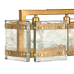 Люстра прямоугольная из толстого литого стекла Cast Glass варинант исполнения - 3 | Loft Concept в Москве