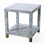 Тумба Прикроватная Snartoon Bone Inlay Bedside Cabinet варинант исполнения - 1 | Loft Concept в Москве