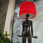 Лампа MANNEQUIN LAMP с абажуром модельный позинг варинант исполнения - 6 | Loft Concept в Москве