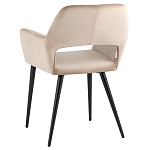 Стул с подлокотниками бежевый NEASAN STOOL варинант исполнения - 5 | Loft Concept в Москве