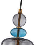 Подвесной светильник со стеклянным плафоном дымчатого цвета Prestige варинант исполнения - 4 | Loft Concept в Москве