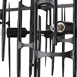 Люстра черная остроконечной формы Black Satin варинант исполнения - 2 | Loft Concept в Москве