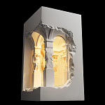 Встраиваемый в стену гипсовый светильник под покраску с колоннами и арками в античном стиле Antiquity Athena варинант исполнения - 7 | Loft Concept в Москве