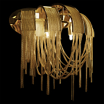 Бра с металиическими цепочками и дугообразными элементами Atlantis Chain варинант исполнения - 12 | Loft Concept в Москве